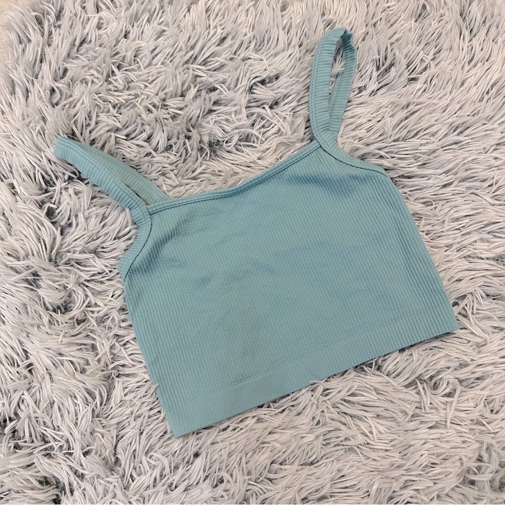Colsie Ribbed Crop Top - Picture 10 of 11
